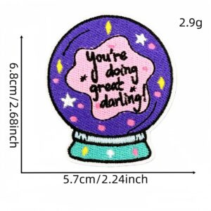 Inspirational english cloth sticker 6#