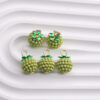 Wholesale Light Luxury Imitation Pearl Loose Beads Navy Blue 12mm DIY Jewelry Accessory Party Craft Gift
