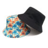 Wholesale Casual Unisex Bucket Hat with Coconut Tree Print Sun Protection for Resale