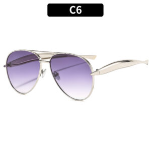 C6-silver frame double gray piece