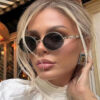 oly-b95f19293bd458cc9d7fe50f4ba4171b Wholesale Metal Oval Rhinestone Sunglasses Trendy Fashion Accessory for Party or Boutique Resale