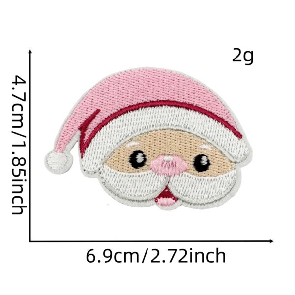 oly-b974cc76f1e35eff90c798cf13951553 Wholesale Polyester Thread Embroidered Christmas Snowflake Patch - Chic Decorative Cloth Sticker for Everyday Use
