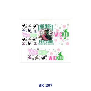 SK-207 / 8pcs / 9cm