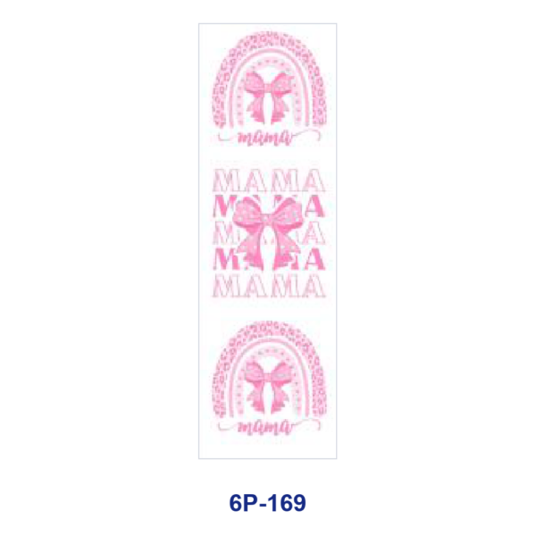 Wholesale 2/8/16pcs UV DTF Stickers Pink Bow Heart Rainbow Mama Mini Coquette Print Pen and Bookmark Stickers