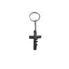 Wholesale Stylish Cross Pendant Keychain Graphite Zinc Alloy Car Key Fashion Accessory OLY Exclusive