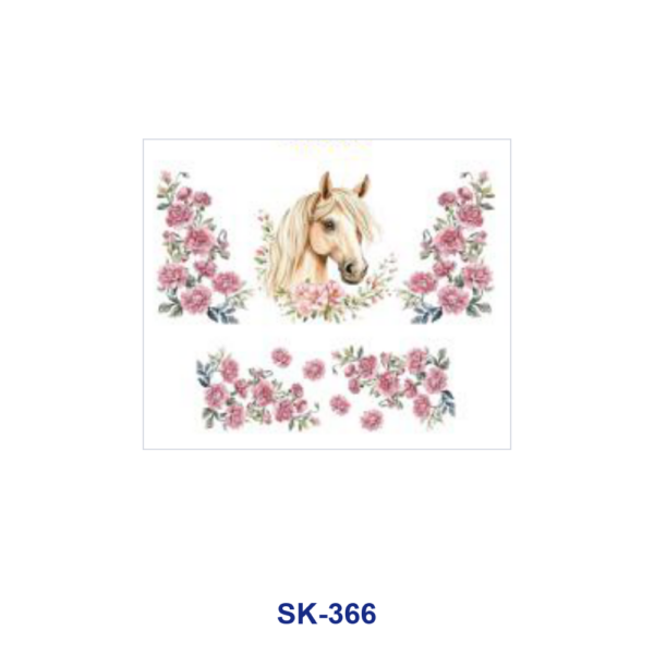 Wholesale 8pcs Multicolor Rose Horse Leopard Print Bow Floral Decor Mini Cup Keychain Sticker