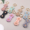 oly-b9cb995653d4ad6949d90d3c086f2adb Wholesale Silicone DIY Beaded Bracelet Keychain Cartoon Flower Decorative Accessory Party Gift