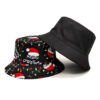 oly-b9fc5bcfa43e2b97bf98ef3c38aa50bf Wholesale Neon Christmas Printed Fisherman Hat Sun Hat for Daily Wear