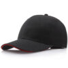 oly-b9fd76f342ab6583f9809375470207df Wholesale Cotton Solid Color Blank Baseball Cap for DIY Printing Embroidery Adjustable Work Hat
