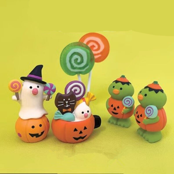Wholesale Resin Cat Figurine Halloween Japanese Zakka Decorative Ornament Gift