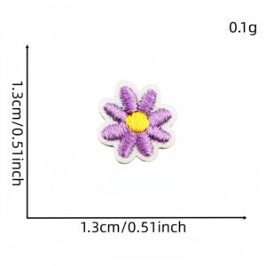 Purple small flower patch #12