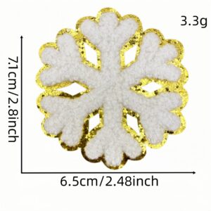 Snowflake cloth sticker 3 #
