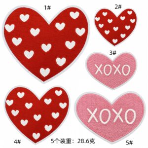 Love cloth stickers set of 5 pieces