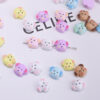 oly-ba52c49a8efb3df3ba3177e83a25c578 Wholesale Acrylic Electroplated Puppy Dog Head Beads DIY Phone Chain Charms Fashion Decorative Accessory for Craft Supply Boutique Resale