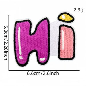 Hello hello cloth sticker 12#