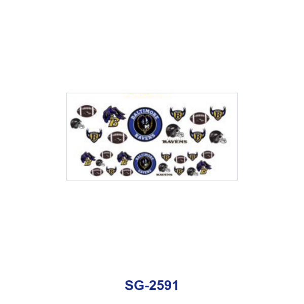 Wholesale 8pcs Mixed Butterfly Mom Cartoon Football Logo Print 3oz Cup Stickers Wrap OLY Exclusive