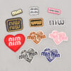 Wholesale Fashion Embroidered Letter Patch Heart Design for Clothing Towel Accessory