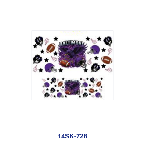 oly-ba7d1acb161fa08ecf49f1a72381d778 Wholesale 2/4/8pcs Vintage Football Team Print Mini Cup Keychain Sticker OLY Exclusive