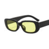 Wholesale Trendy Square Sunglasses White Frame Pink Lens Fashion Accessory Gift for Women