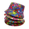 Wholesale Tropical Banana Leaf Print Bucket Hat Women Sun Hat for Vacation Beach Summer