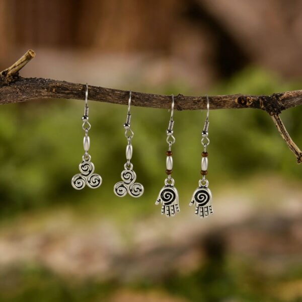 Wholesale Zinc Alloy Spiral Ear Hooks Retro Boho Jewelry Accessory for Women