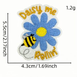Cartoon flower cloth stickers 23 #