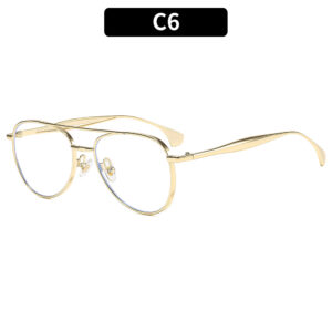 C6-gold frame white film