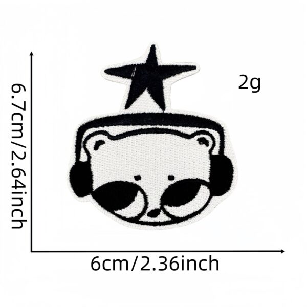 oly-bab83bf7c47f5c57943d591804b85021 Wholesale Cartoon Colorful Heart Star Decorative Cloth Patches Fashion Accessory Gift Resale