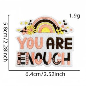 Colorful english cloth stickers 31#