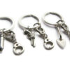 Wholesale Alloy European Style 3 Piece Keychain Set Fashion Accessory Gift