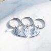Wholesale Silver Alloy Broken Heart Pendant Keychain Set Couple Gift, Everyday Accessory