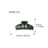 oly-bada60eb054907b40972f0ebaa1acbcd Wholesale Acrylic Gingerbread Man Hair Clip for Women Everyday Styling Hair Accessory Boutique Resale