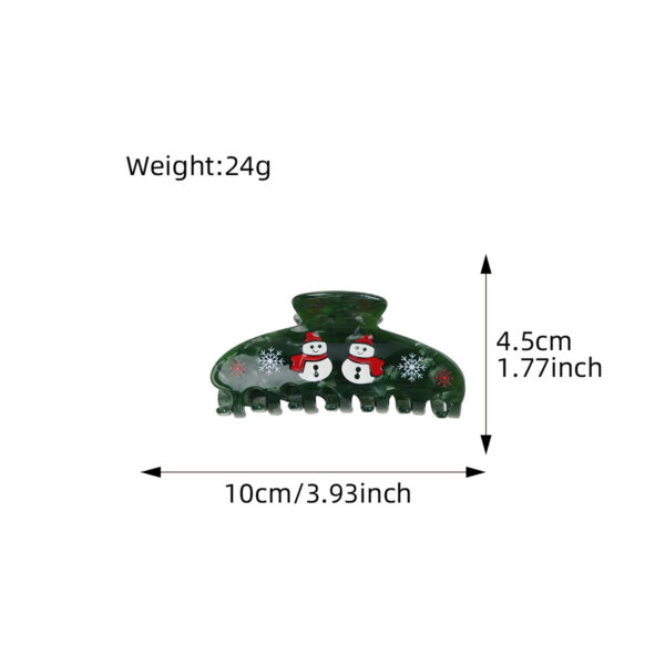 oly-bada60eb054907b40972f0ebaa1acbcd Wholesale Acrylic Gingerbread Man Hair Clip for Women Everyday Styling Hair Accessory Boutique Resale