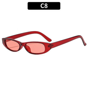 C8-transparent red frame