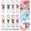 oly-badb98c25b1dff62753d63ce7819e5cf Wholesale 2/8/16pcs UV DTF Stickers Polka Dot Bow Round Ear Cute Mascot Patterns Pen and Bookmark Stickers OLY Exclusive