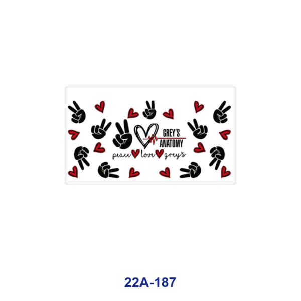 oly-bae8cc524c47d5dc81f32622091cadaa Wholesale 5pcs Retro Lab Male Portrait Medical Nurse Cartoon Heart EKG Line Mixed Graphic Print 16oz Cup UV DTF Wraps OLY Exclusive