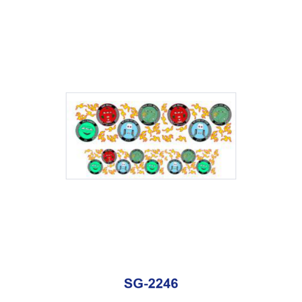 Wholesale 8pcs Mixed Sunflower Rose Quote Cartoon Print 3oz Cup Stickers Wrap