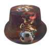 Wholesale Football Print Bucket Hat Trendy Double Sided Sun Protection Hat for Outdoor Sports
