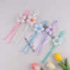 oly-bb37f7d59d23b39bac400b96f33a53b4 Wholesale Blue Flowers Bow DIY Bag Charm Chic Keychain for Party Jewelry Accessory