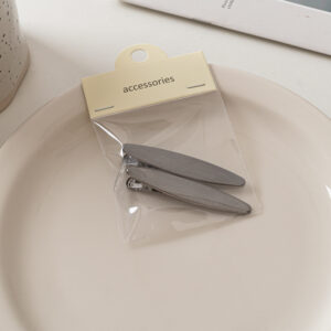 4# thin oval-real-gun black -6cm