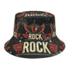 Wholesale Hip Hop Music Printed Unisex Bucket Hat for Casual Outdoor Party Resale