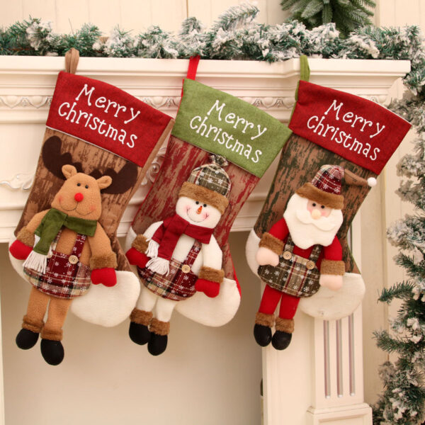 oly-bb7325a93dcfa98aa41fe8c96bf47386 Wholesale Alphabet Christmas Stockings Large Hanging Leg Design Holiday Gift Home Decor