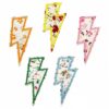 Wholesale Floral Heart Embroidered Patches Self-Adhesive Fashion Accessory for Party Gift