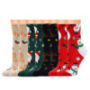 oly-bba4e5dc1e9a66040e11b80945ed358b Wholesale Cartoon Deer Pattern Christmas Socks Mid Calf Tube Socks Fashion Accessory