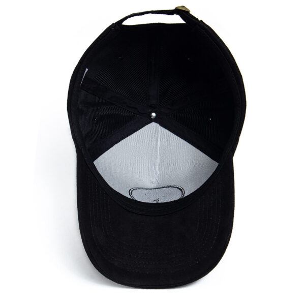 Wholesale Hip Hop Style Suede Baseball Cap with Leather Label Adjustable Red Sun Hat for Everyday Fashion Accessory