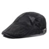 Wholesale Casual Cotton Beret Hat for Men Sunscreen Adjustable Khaki