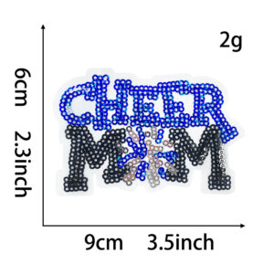 Hot melt glue*blue*cheer mom