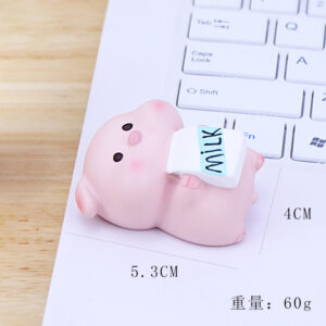 XY013A large lying flat pig ornaments / Authentic copyright