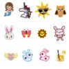 Wholesale Polyester Iron-On Embroidery Patches - Cute Floral Butterfly Designs for DIY Bag Decoration, Gift, Resale