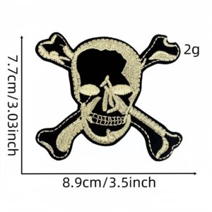 Punk series cloth stickers 12#